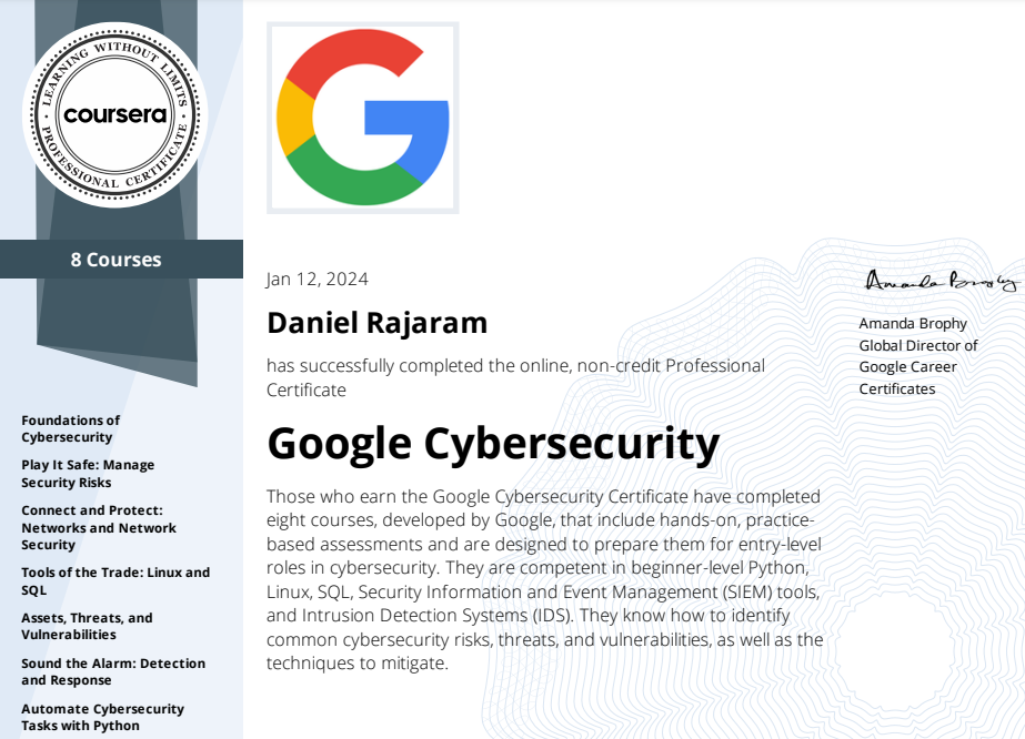 Google in Cybersecurity Image